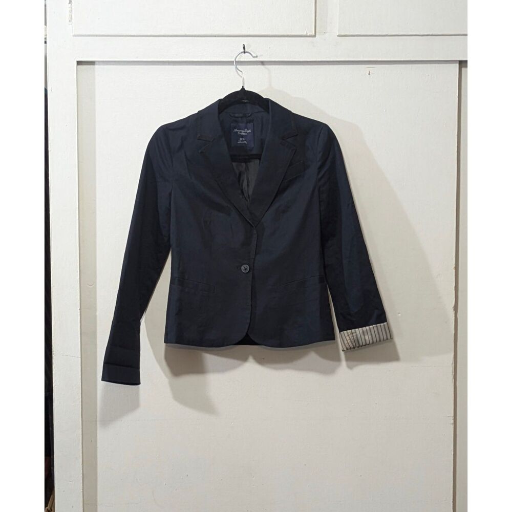 One-Button Navy Blazer - American Eagle 2012 sz. XS